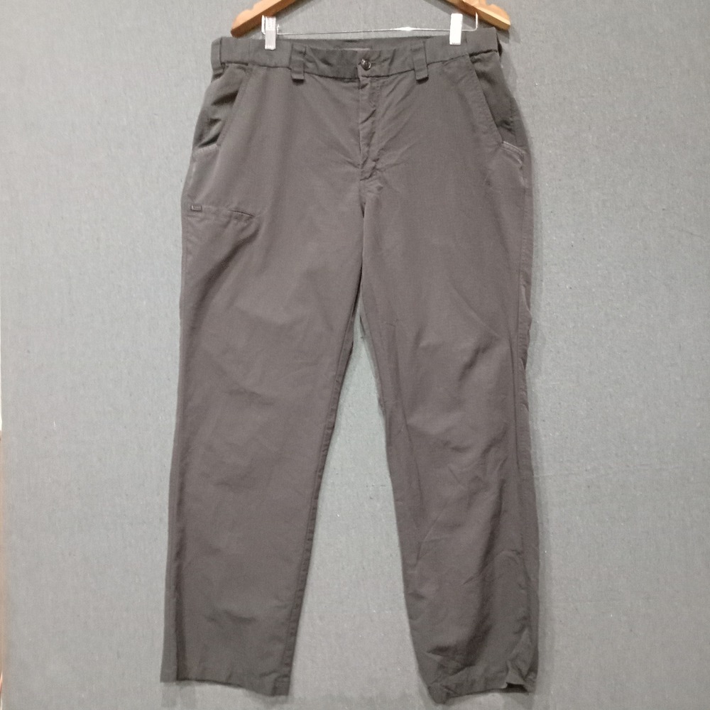 5.11 Tactical Mens Ripstop Cargo Pants Charcoal Gray 38x32 Straight Leg Outdoor